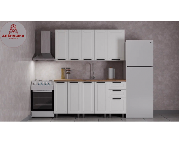 Кухонный гарнитур Лилия 1.6 молочный	